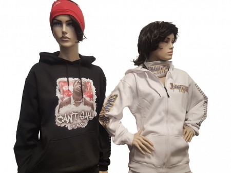 Hoodie meget/ trykk