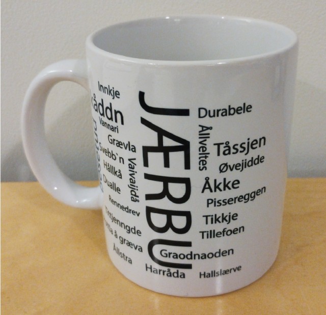 Jærbu kopp rett modell m/trykk 1